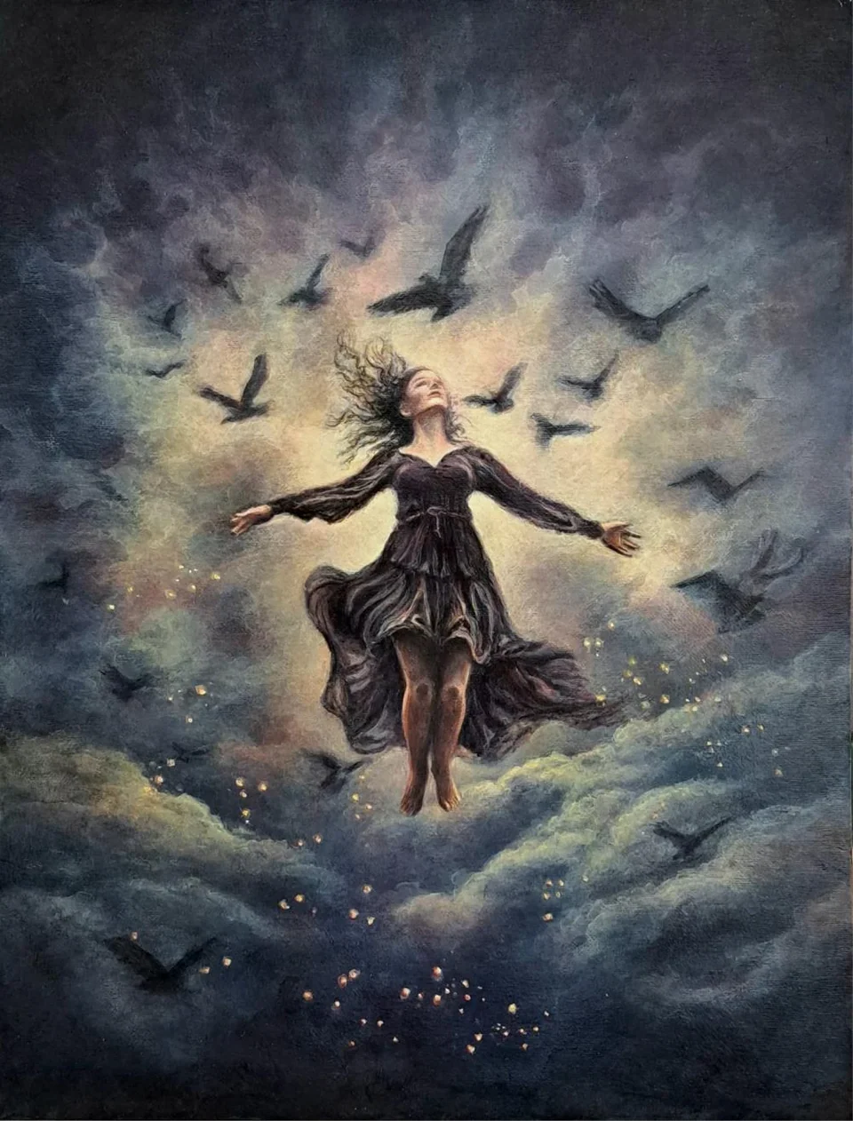 Flock of Birds – Surreal Flight and Freedom