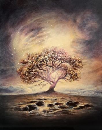 Tree of Life – Mystical Symbolism and Energy Painting
