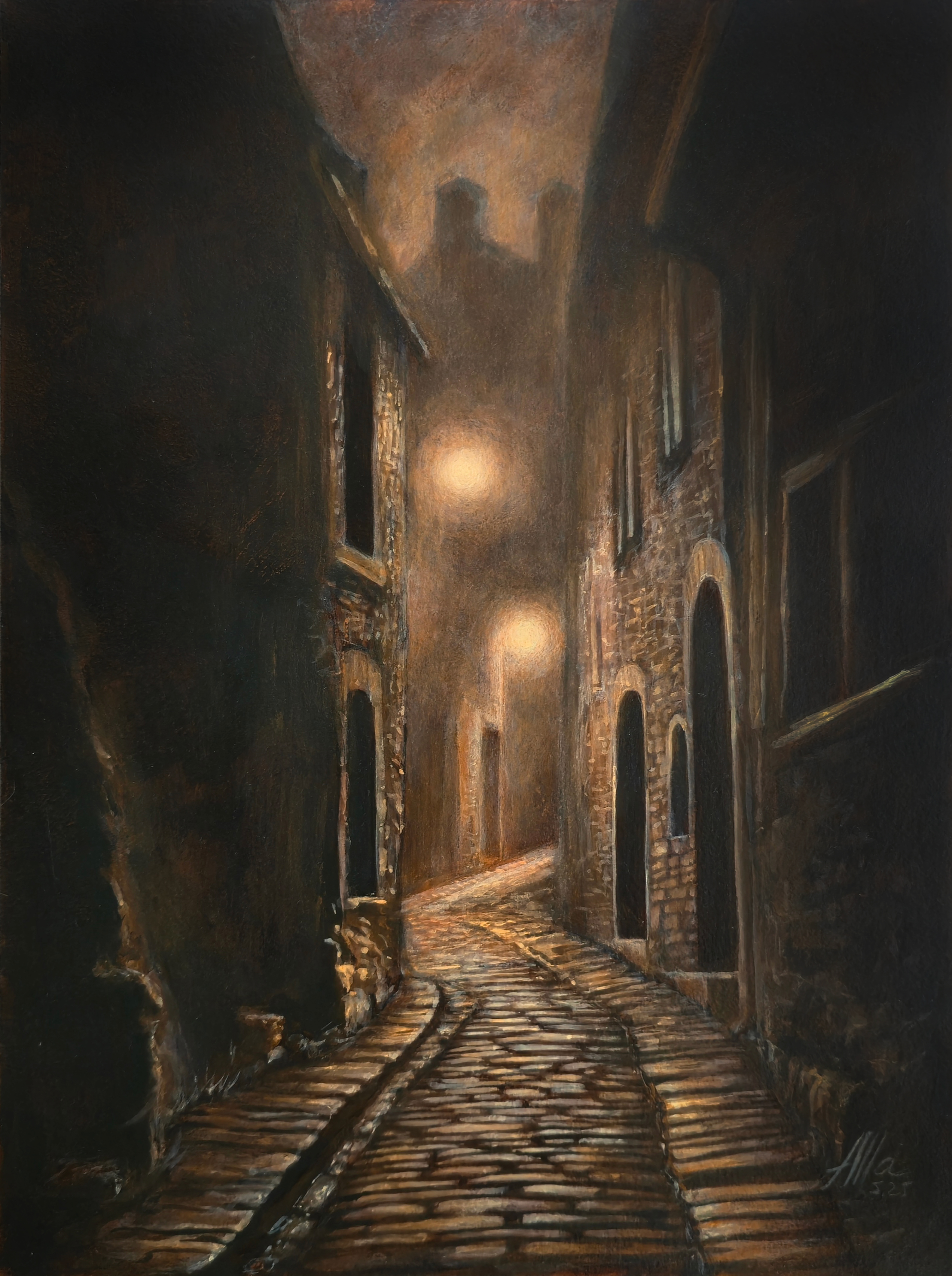 The Inner Light of the Alley | Alla Ostrovsky Art