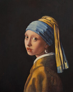 Girl with a Pearl Earring — After Johannes Vermeer