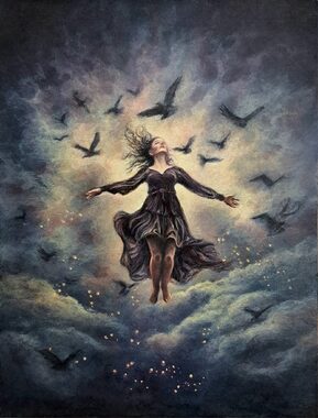Flock of Birds – Surreal Flight and Freedom