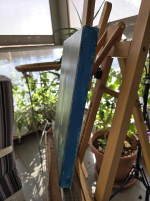 Floating Woman in Moonlit Fog – Symbolist Dreamscape